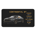 Continental GT Desk Mat | Racing Car Illustration, Gaming Mouse Pad