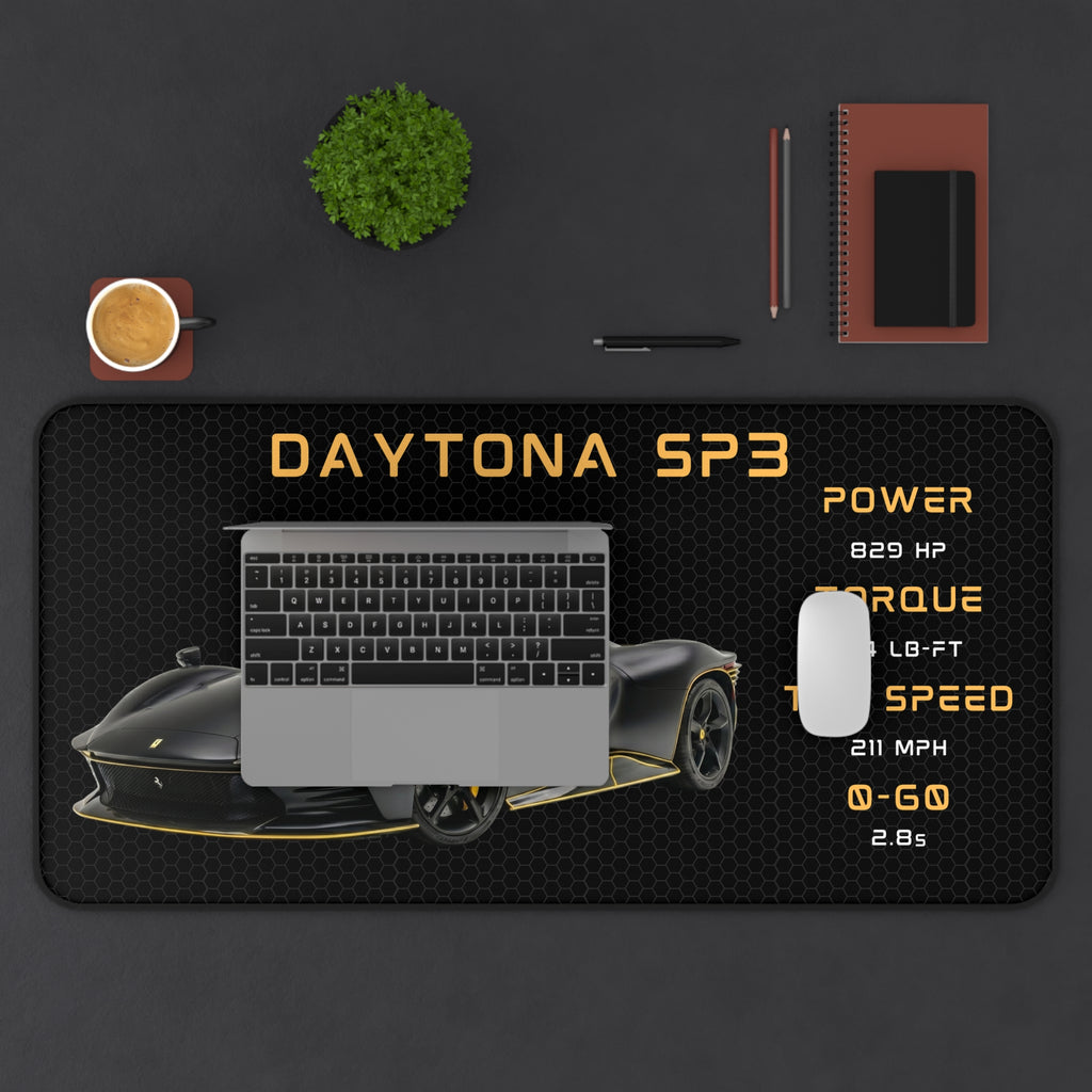Ferrari Daytona SP3 Desk Mat | Racing Car Mouse Pad, Automotive Desk Mat