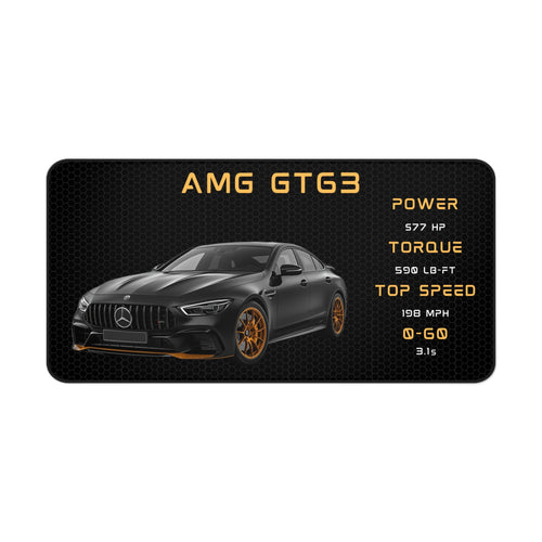 AMG GT63 Racing Car Desk Mat | Luxury Sports Car Illustration