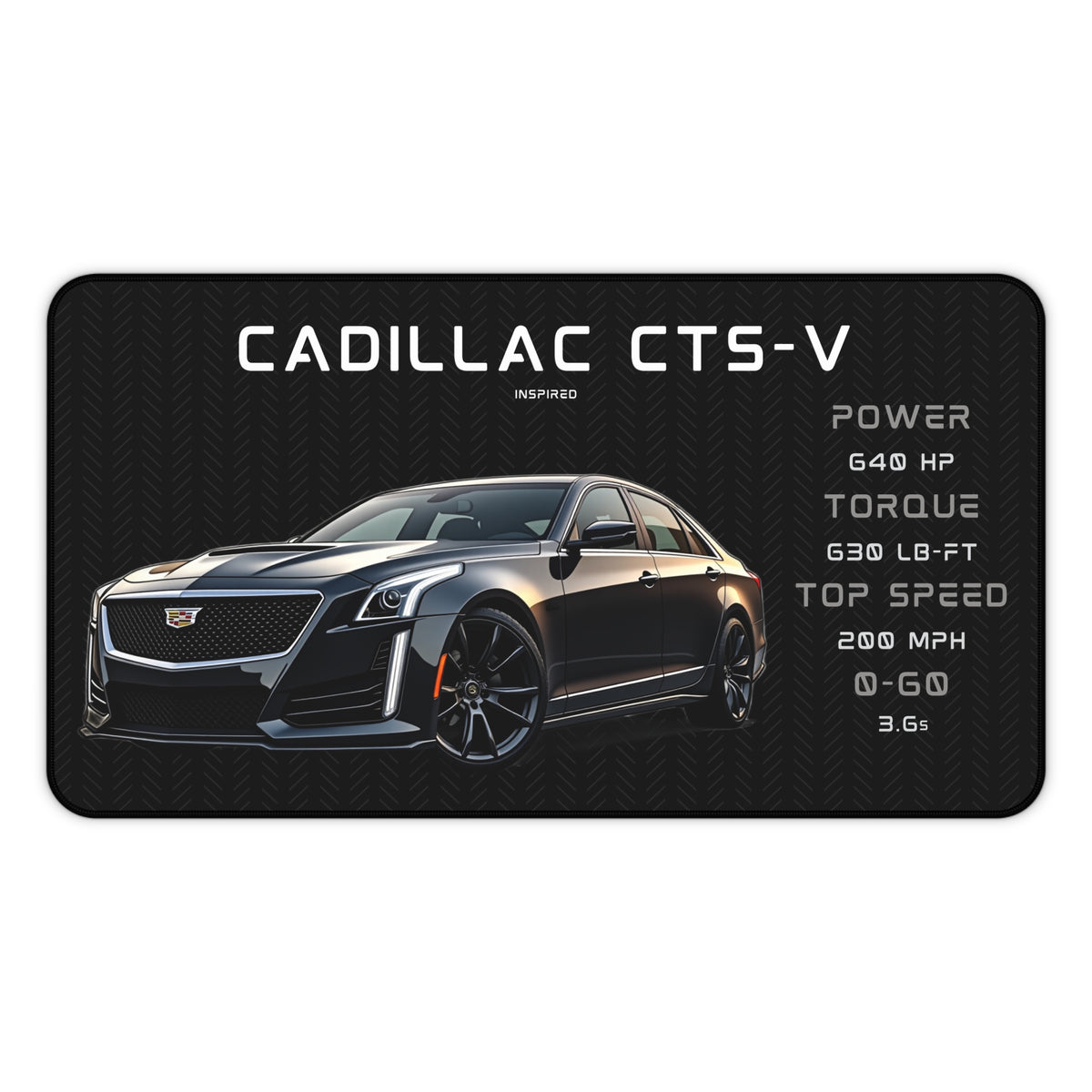 CTS-V Desk Mat | Racing Mouse Pad for Car Enthusiasts | American Muscle