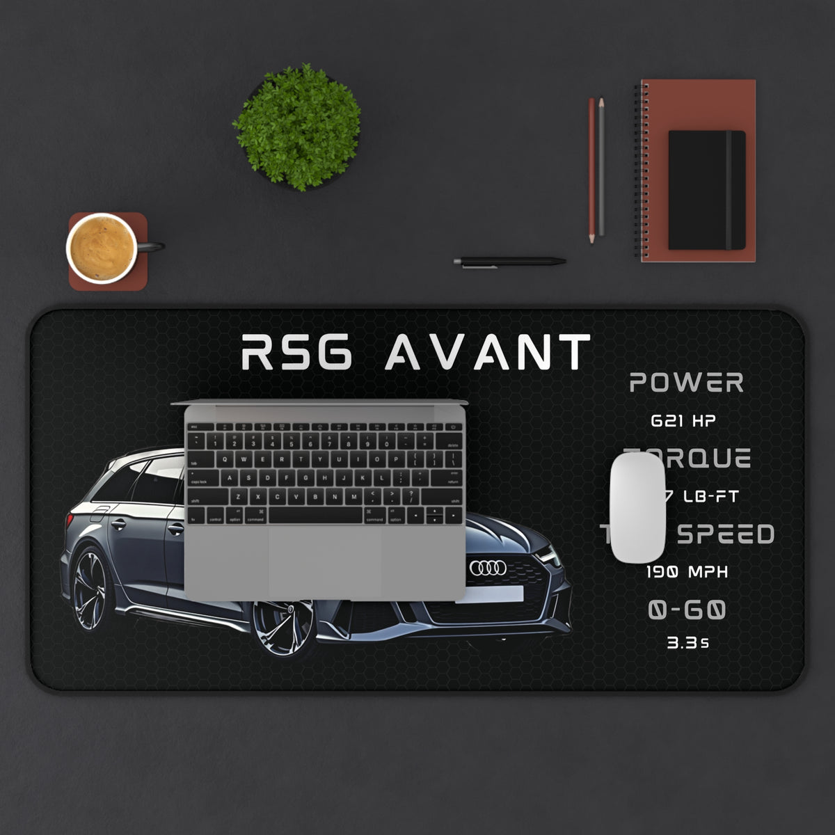RS6 Avant Mouse Pad | Car Gaming Mat for Car Enthusiasts