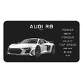Desk Mat - R8 Mouse Pad | Car Gaming Mat for Car Enthusiasts