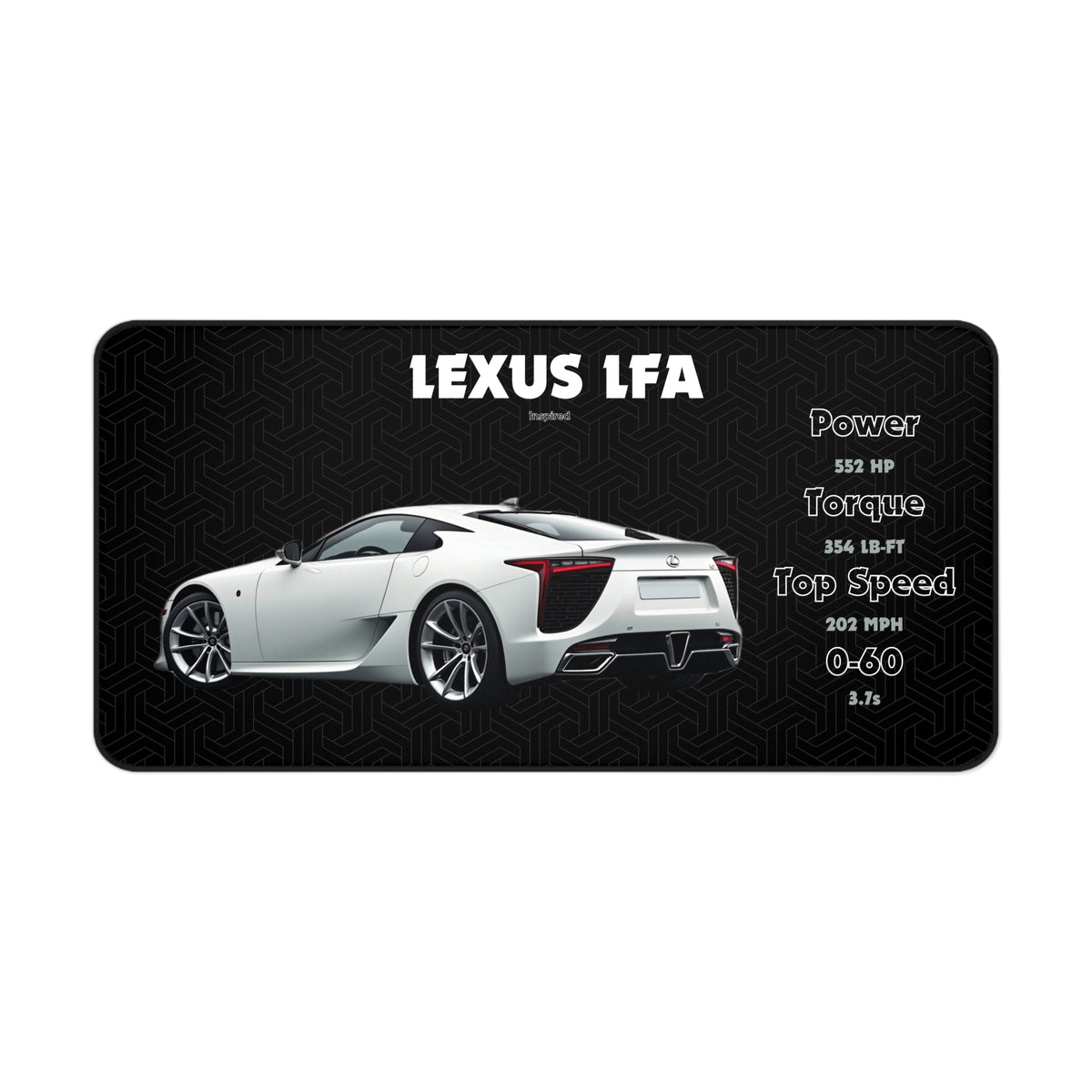 LFA Car Mousepad | Gaming Desk Mat, Gaming and Office Accessory