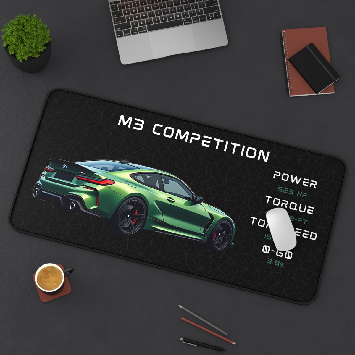 M3 Competition Car Mouse Pad | Gaming Desk Mat | Racing Mouse Pad