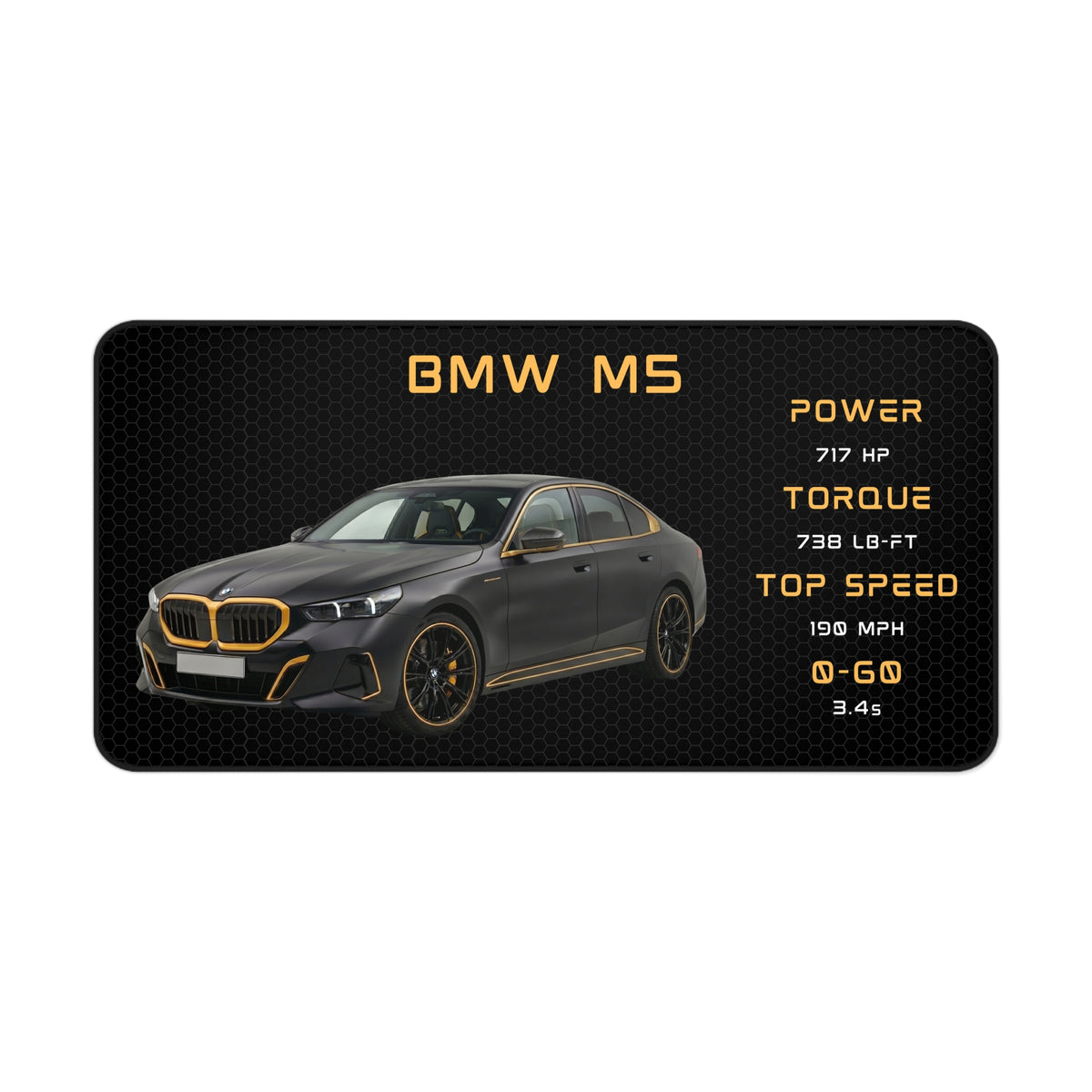 BMW M5 Desk Mat | Mat for Car Enthusiasts
