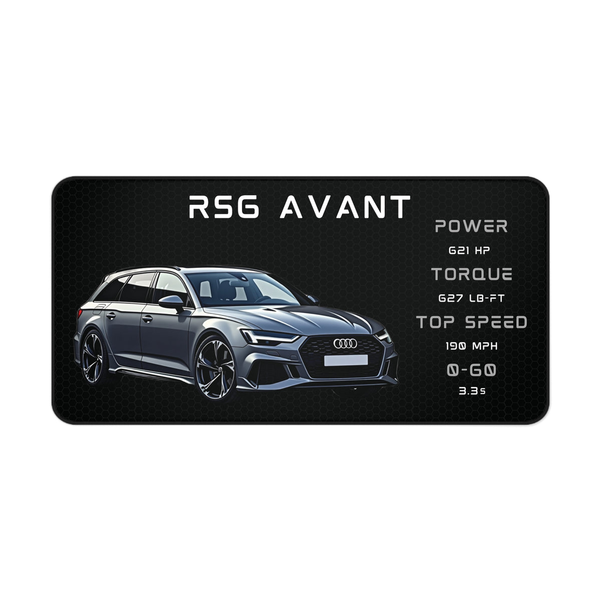 RS6 Avant Mouse Pad | Car Gaming Mat for Car Enthusiasts
