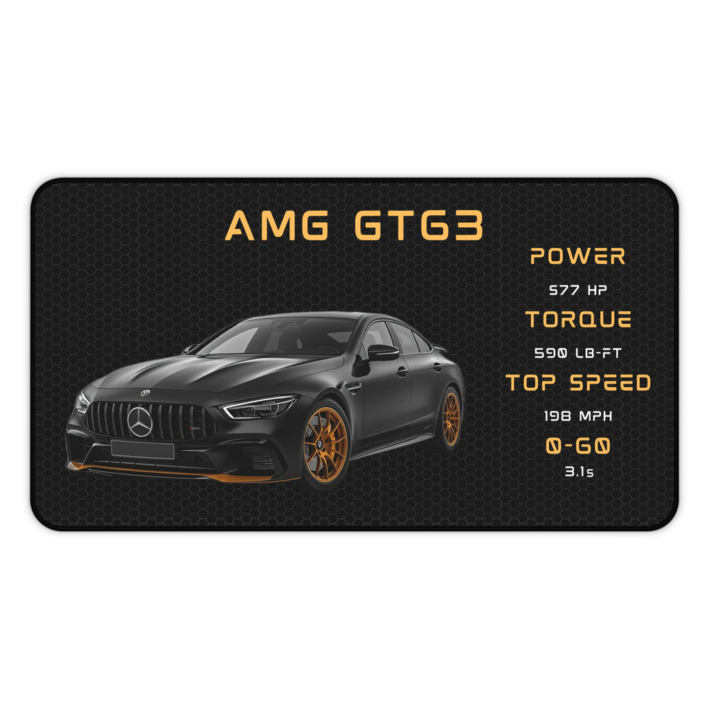 AMG GT63 Racing Car Desk Mat | Luxury Sports Car Illustration