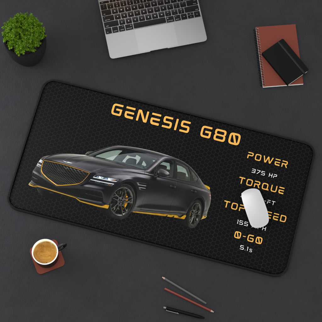 Genesis G80 Car Desk Mat | Decoration Mat | Mouse Pad