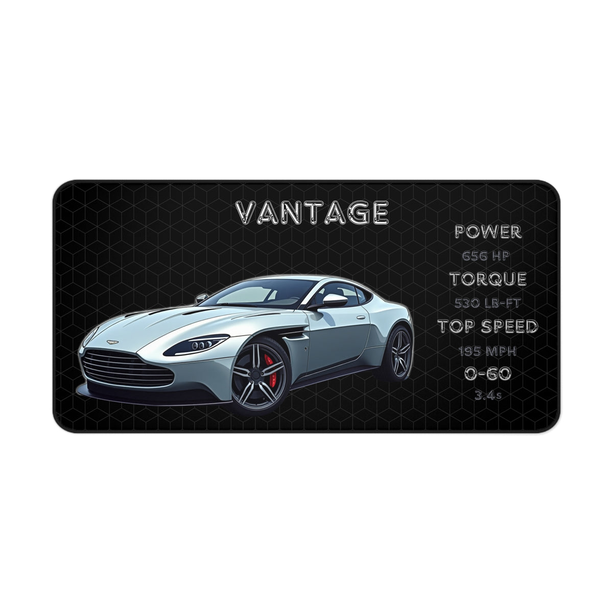 Vantage Gaming Mouse Pad |  Car Lover Desk Mat | Gift Home Office Decor | Car Enthusiast Desk Accessory