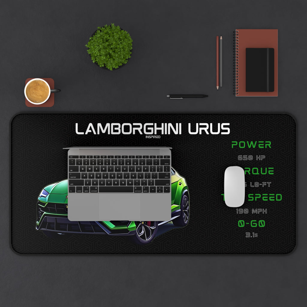 Urus Desk Mat | Car Enthusiasts Gift | Gaming Mouse Pad, Desk Accessory | Car Lover Decor