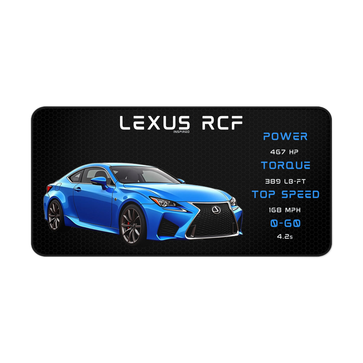 RCF Mouse Pad| Car Gaming Mat for Car Enthusiasts