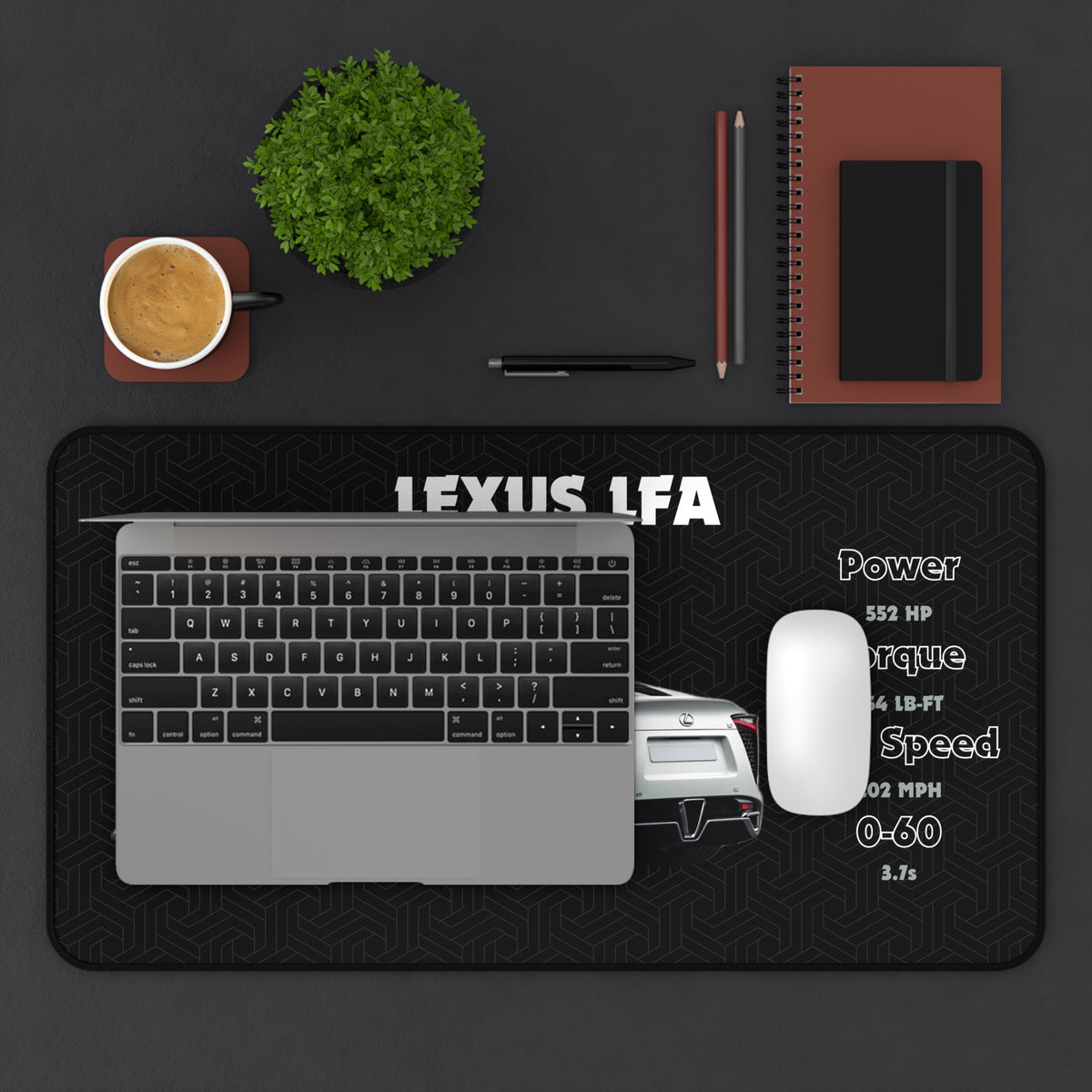 LFA Car Mousepad | Gaming Desk Mat, Gaming and Office Accessory