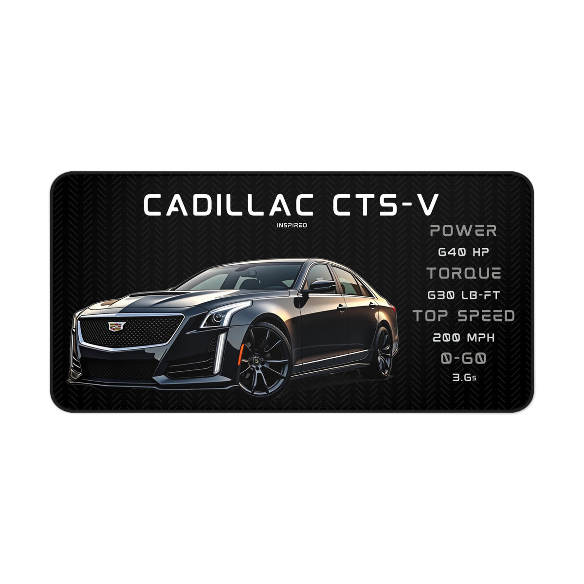 CTS-V Desk Mat | Racing Mouse Pad for Car Enthusiasts | American Muscle