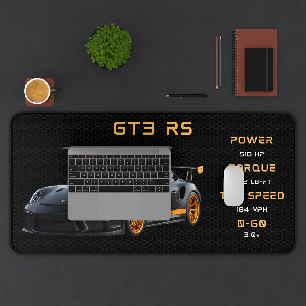 GT3 RS Desk Mat | Racing Car Motorsport Logo Mouse Pad