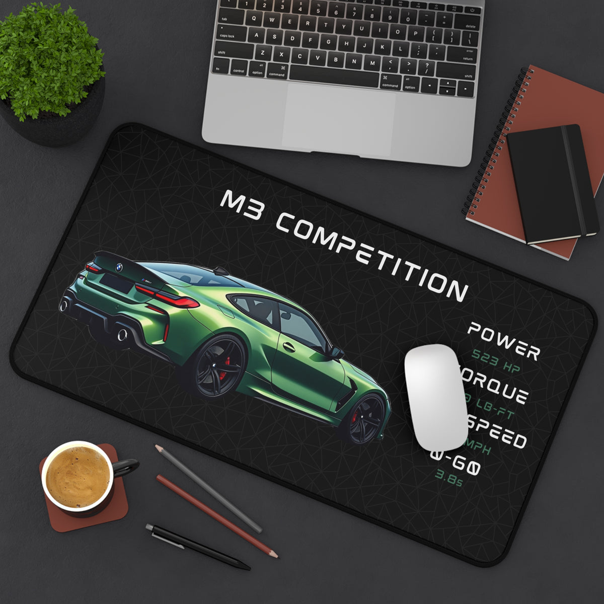 M3 Competition Car Mouse Pad | Gaming Desk Mat | Racing Mouse Pad