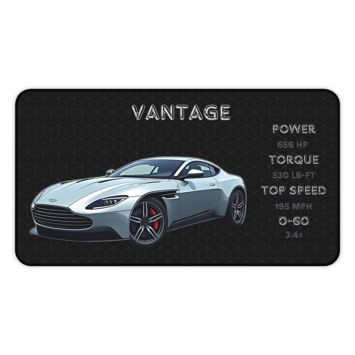 Vantage Gaming Mouse Pad |  Car Lover Desk Mat | Gift Home Office Decor | Car Enthusiast Desk Accessory