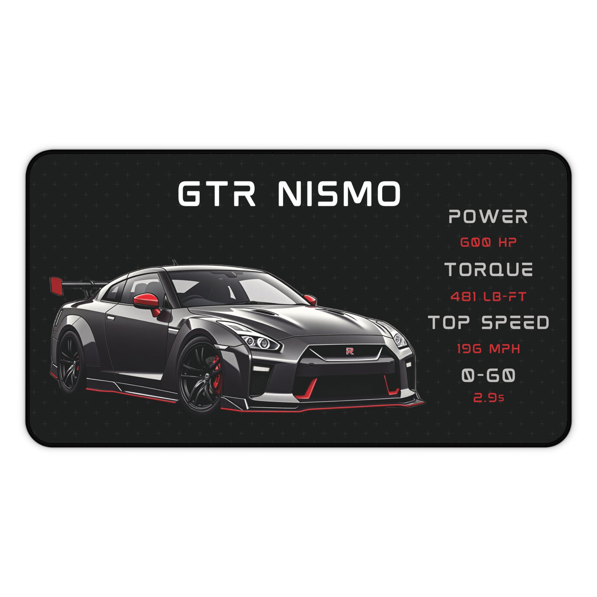 GTR R35 Nismo | Gaming Desk Mat | Mouse Pad for Car Enthusiasts