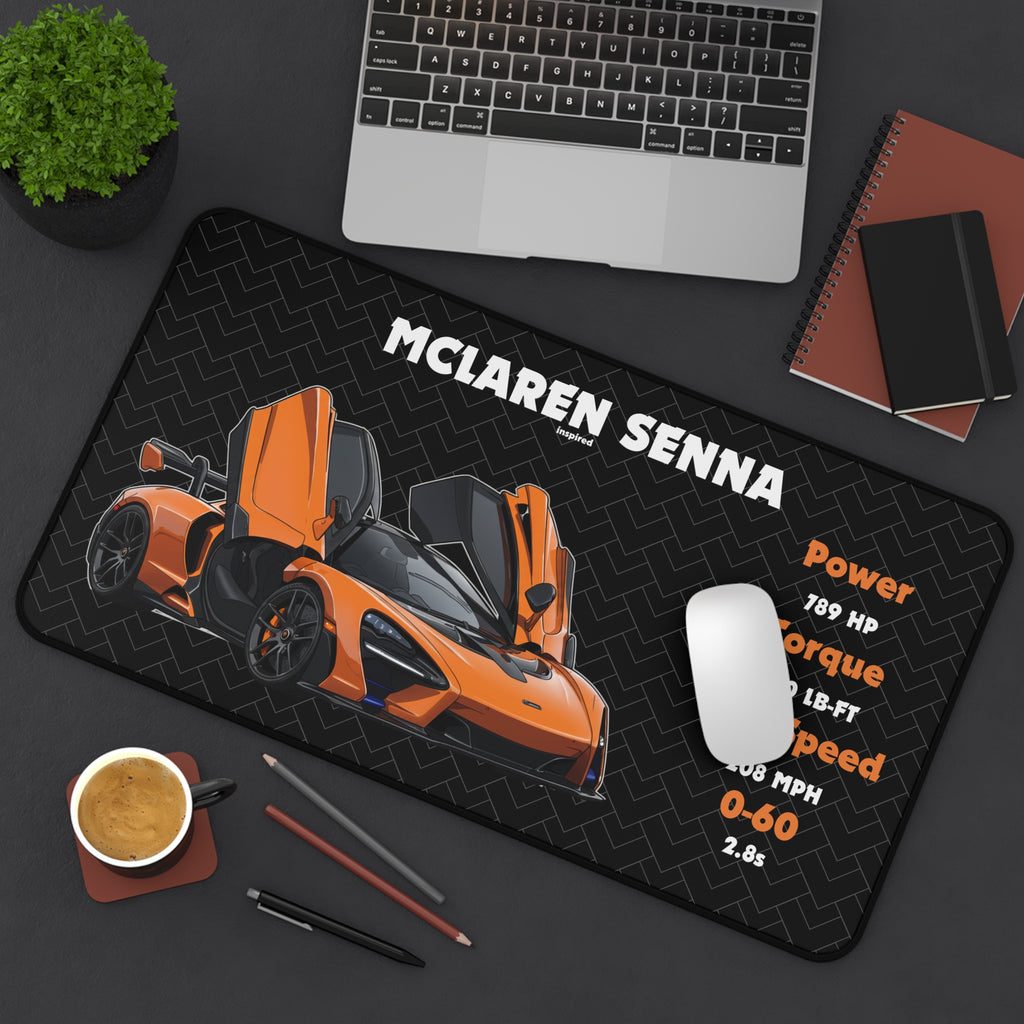 Senna Desk Mat | Racing Mouse Pad for Car Enthusiasts