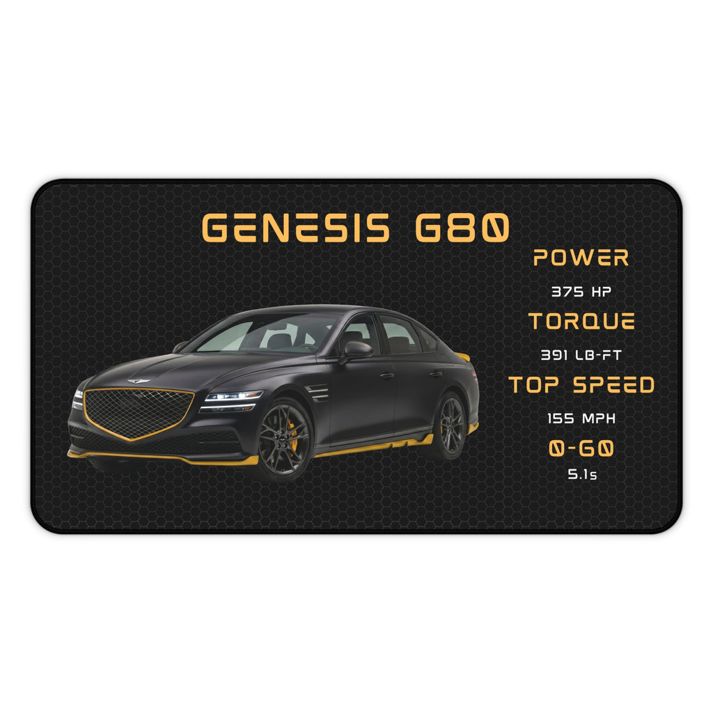 Genesis G80 Car Desk Mat | Decoration Mat | Mouse Pad
