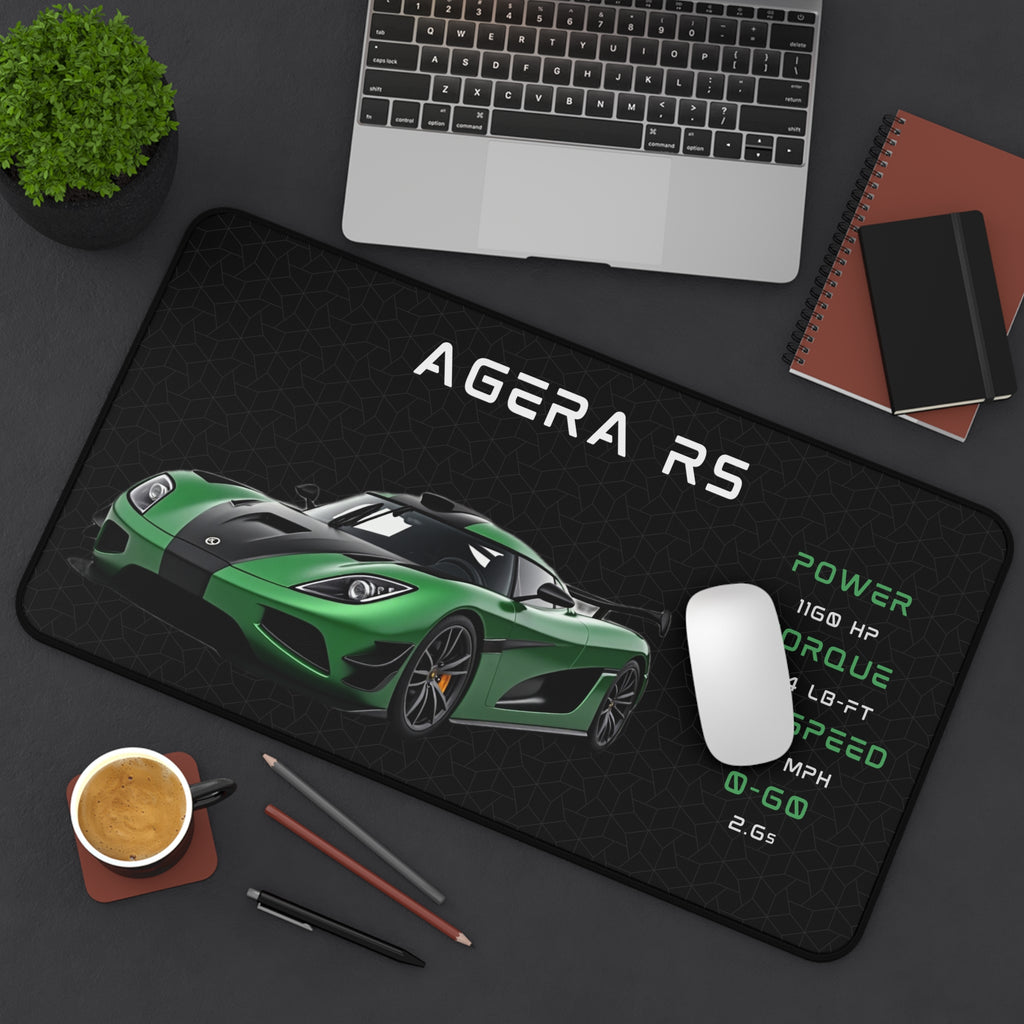 Agera RS Mouse Pad | Car Lover Mouse Pad | Supercar Gamer Desk Mat