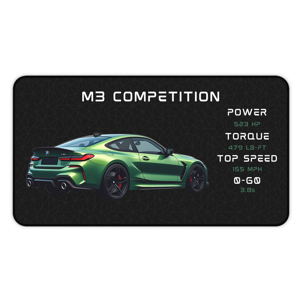 M3 Competition Car Mouse Pad | Gaming Desk Mat | Racing Mouse Pad