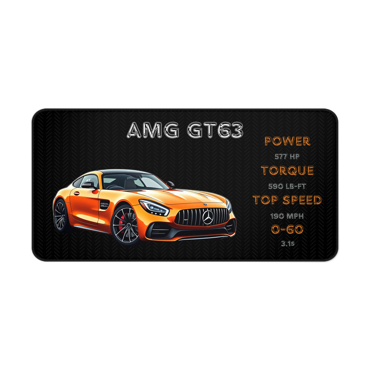 AMG GT63 Desk Mat | Gaming Mouse Pad for Car Enthusiasts