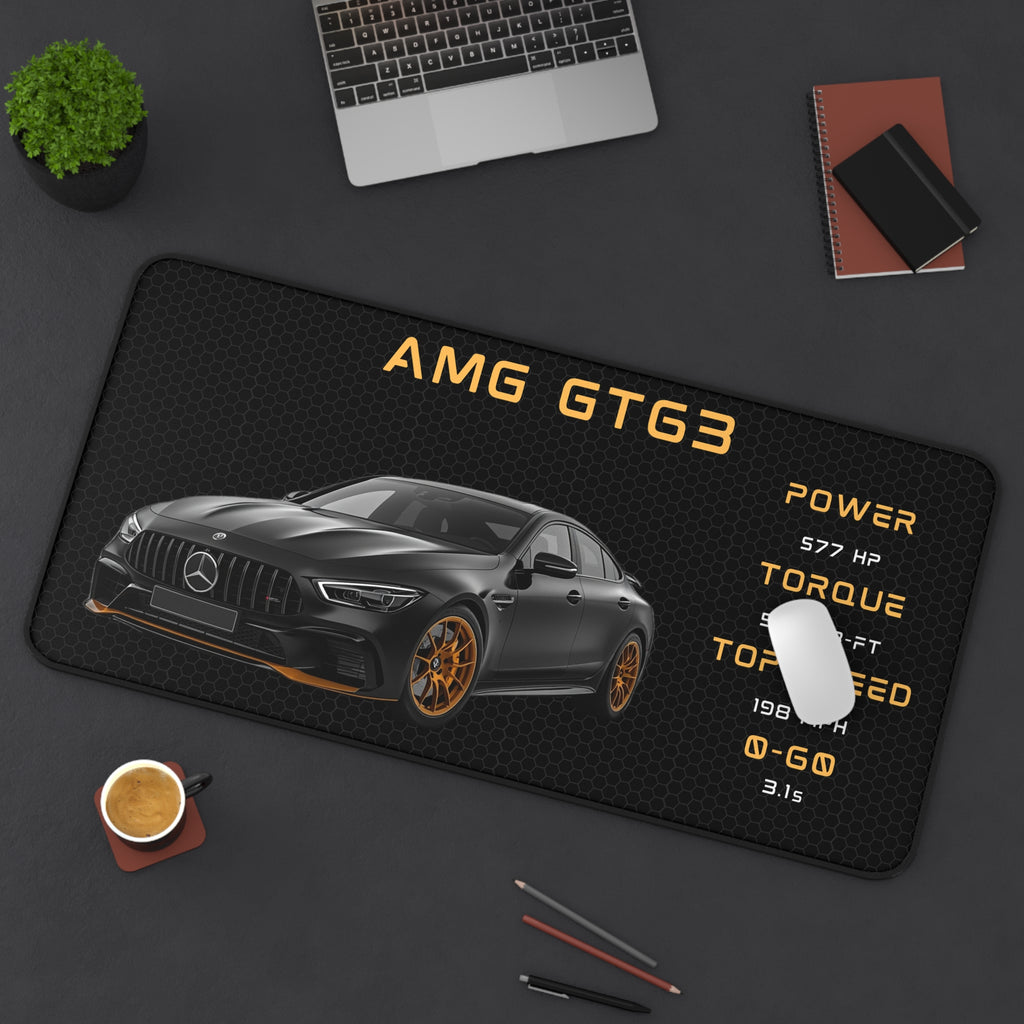 AMG GT63 Racing Car Desk Mat | Luxury Sports Car Illustration
