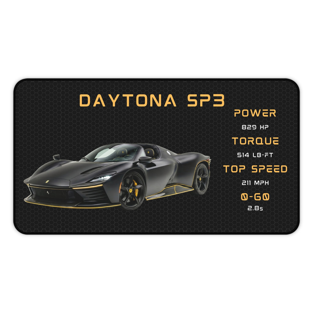 Ferrari Daytona SP3 Desk Mat | Racing Car Mouse Pad, Automotive Desk Mat