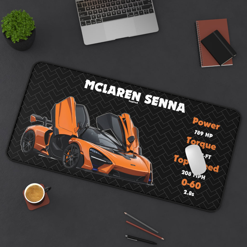 Senna Desk Mat | Racing Mouse Pad for Car Enthusiasts