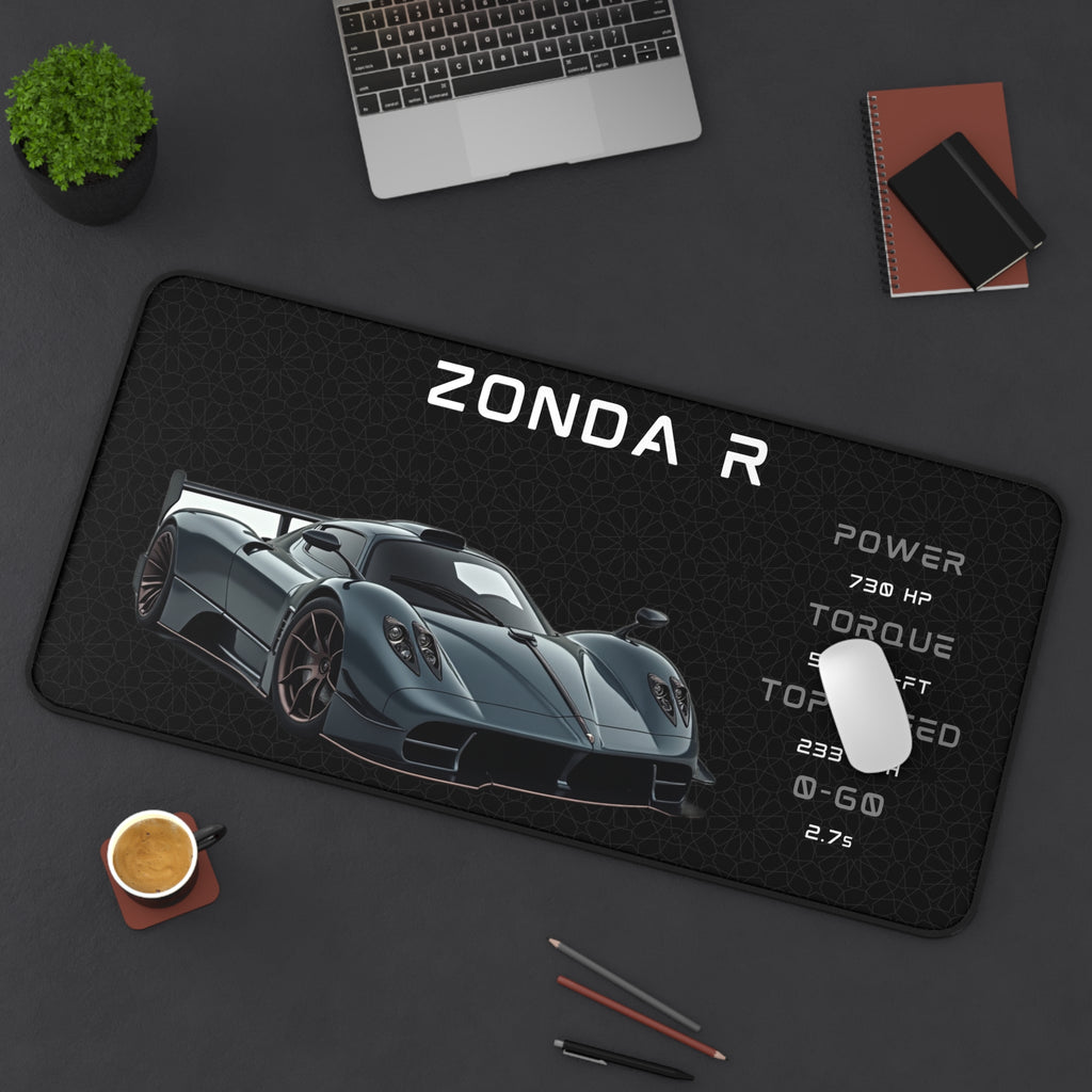 Zonda R Desk Mat | Car Enthusiasts Gift | Gaming Mouse Pad, Desk Accessory | Car Lover Decor