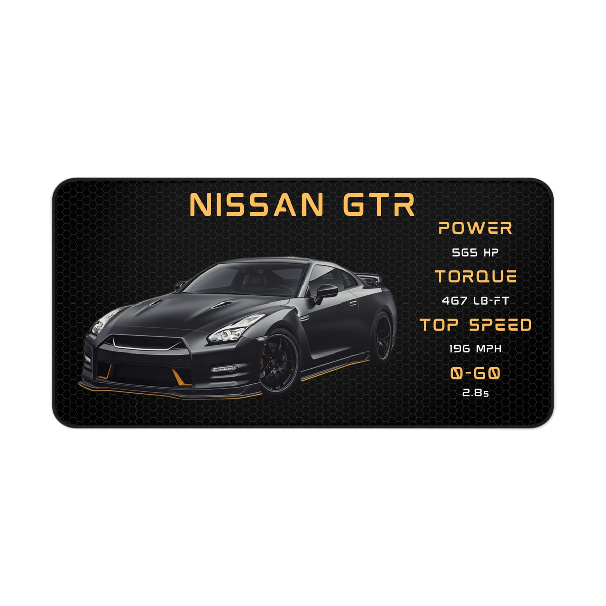 Nissan GTR Racing Graphic Desk Mat | Car Mousepad, Gamer Desk Pad