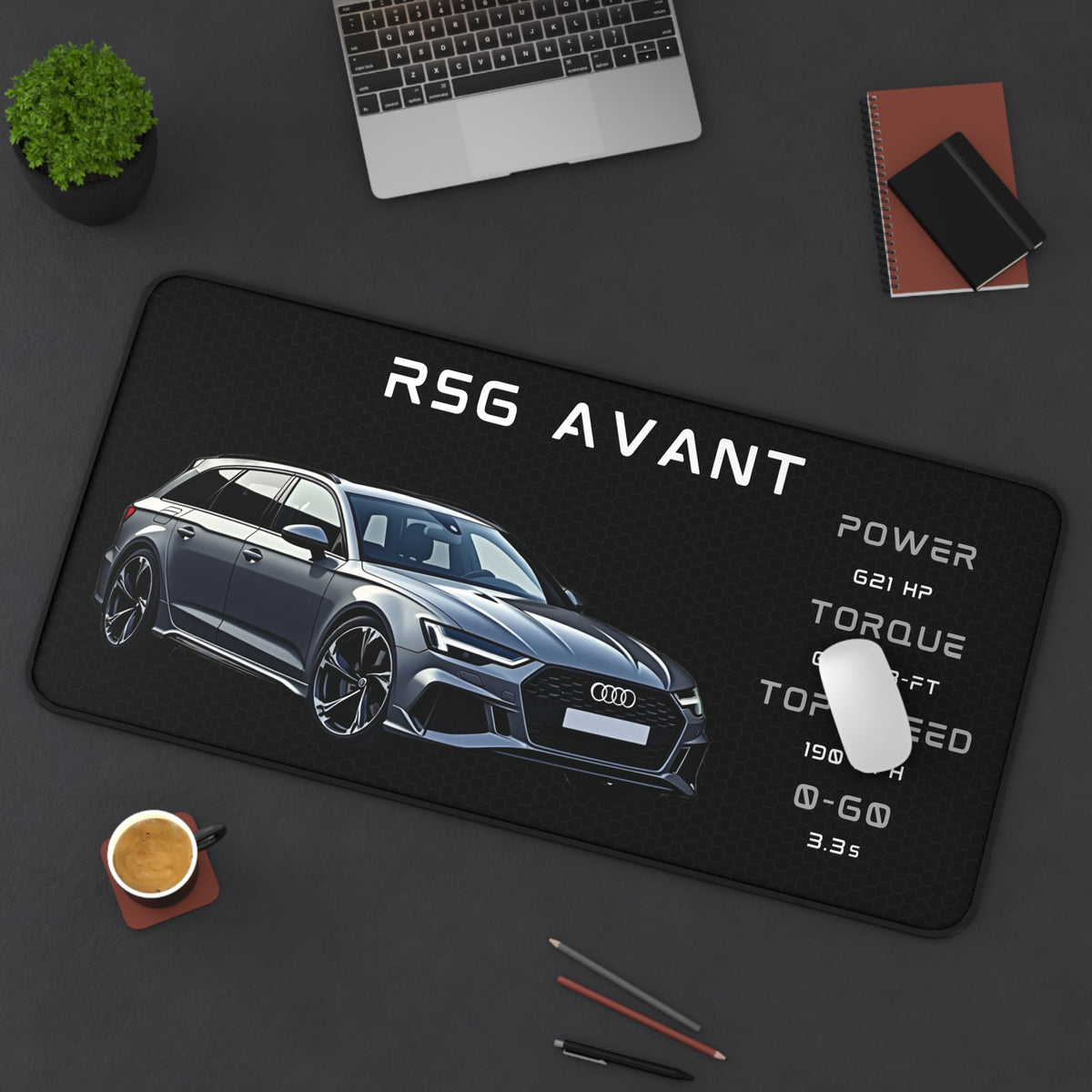 RS6 Avant Mouse Pad | Car Gaming Mat for Car Enthusiasts
