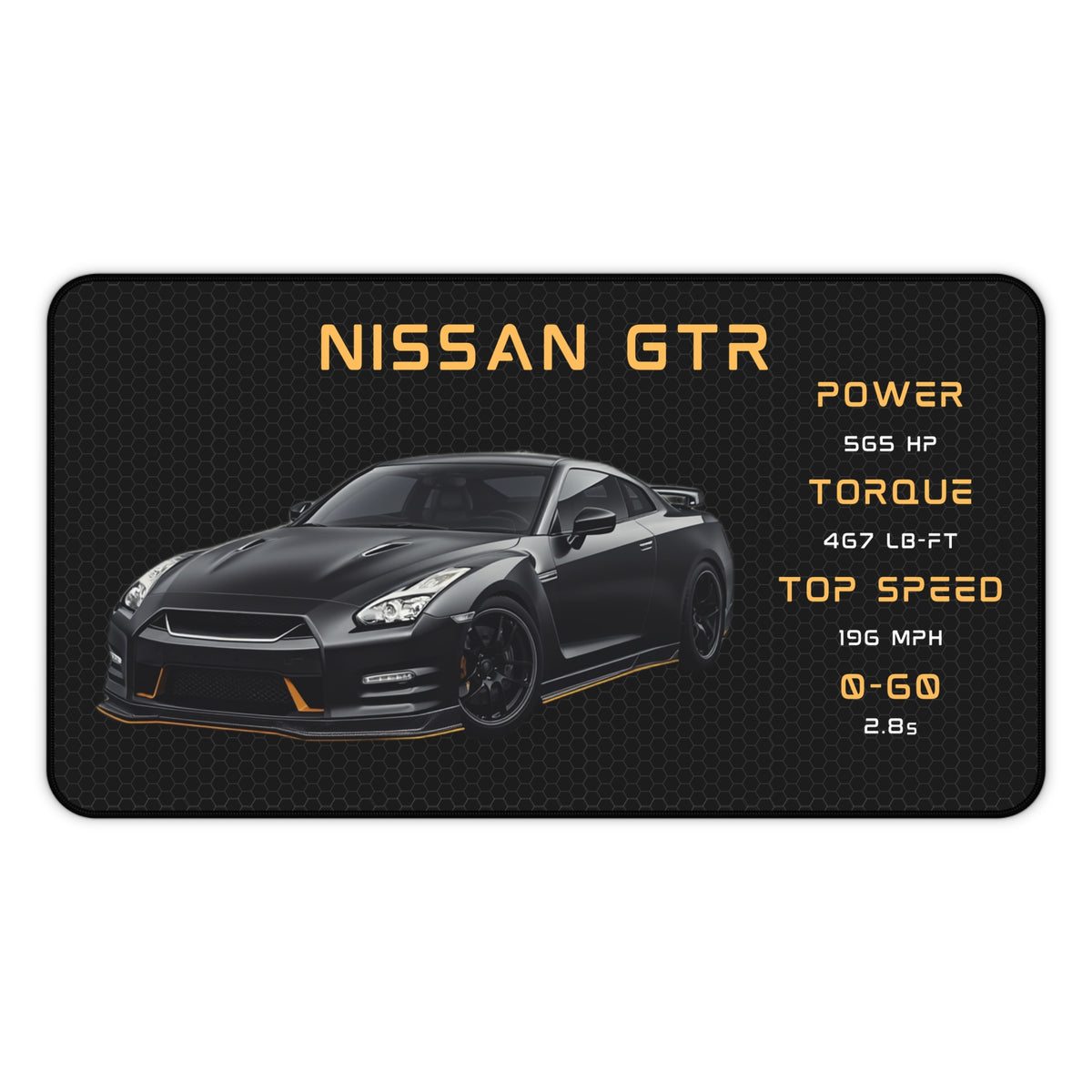 Nissan GTR Racing Graphic Desk Mat | Car Mousepad, Gamer Desk Pad