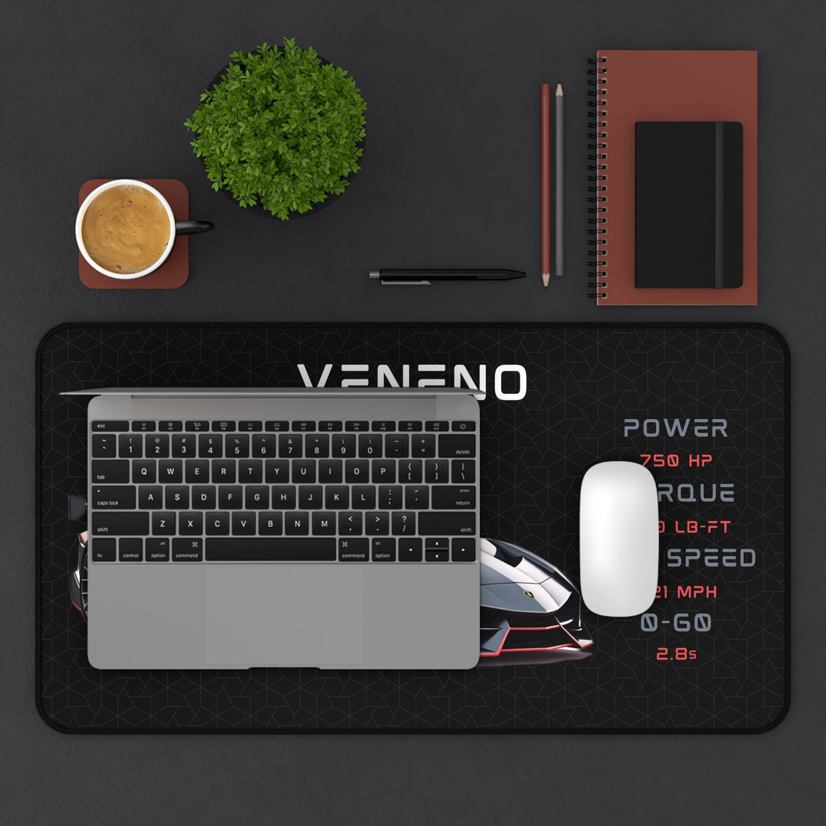 Veneno Mouse Pad | Car Lover Mouse Pad | Gamer Desk Mat