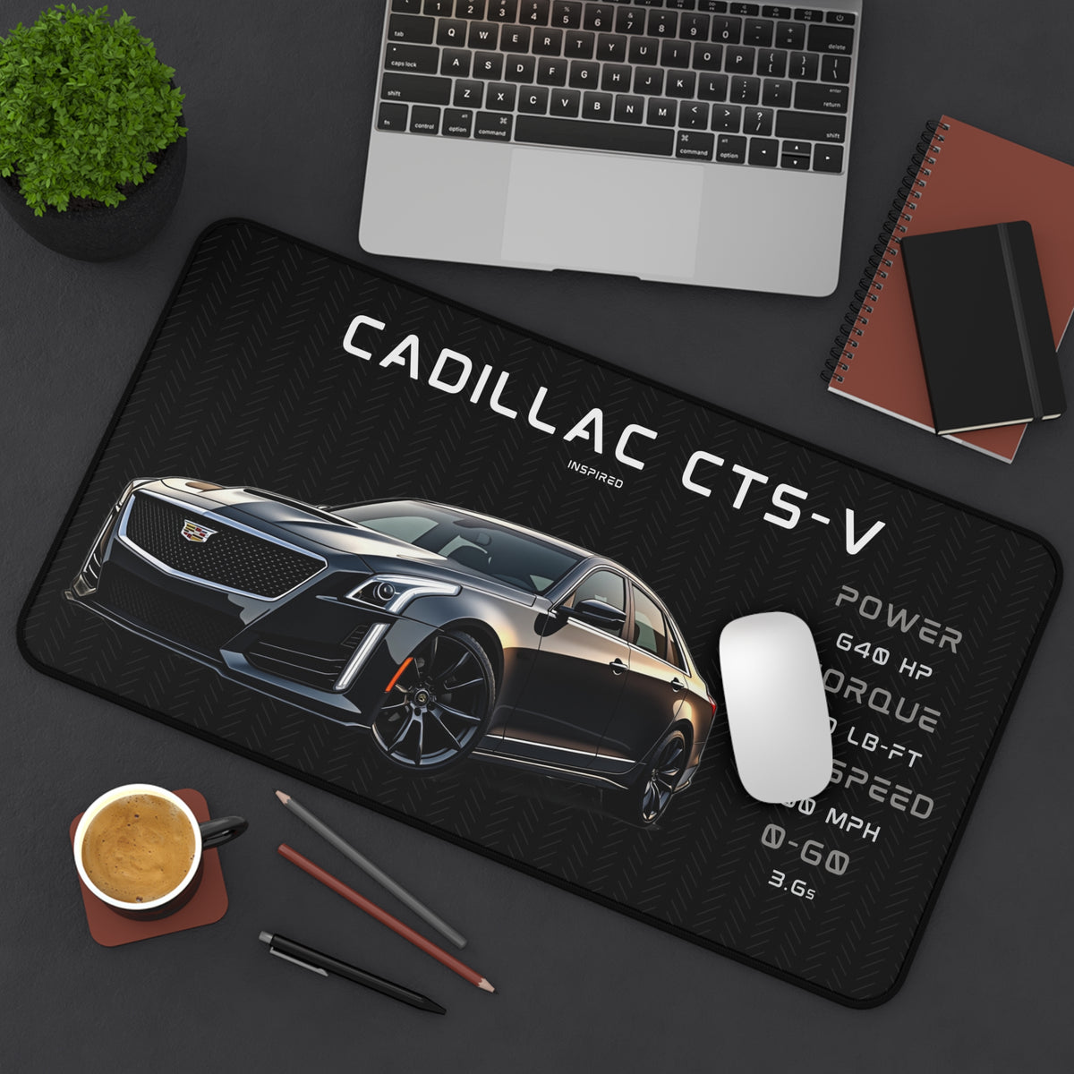 CTS-V Desk Mat | Racing Mouse Pad for Car Enthusiasts | American Muscle