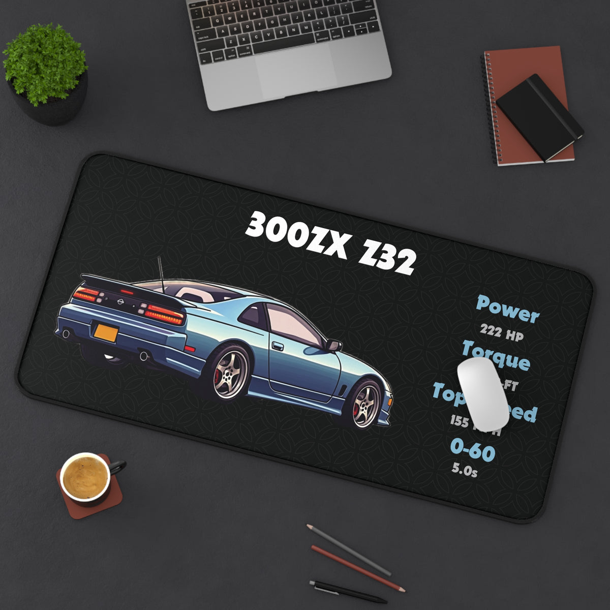 300ZX Z32 Mouse Pad | Gaming Desk Mat | JDM Racing Mouse Pad