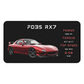 Rx7 Fd3s Desk Mat | Mouse Pad for Car Enthusiasts