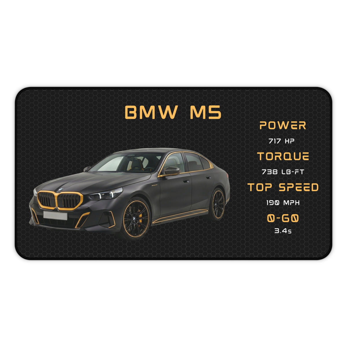 BMW M5 Desk Mat | Mat for Car Enthusiasts
