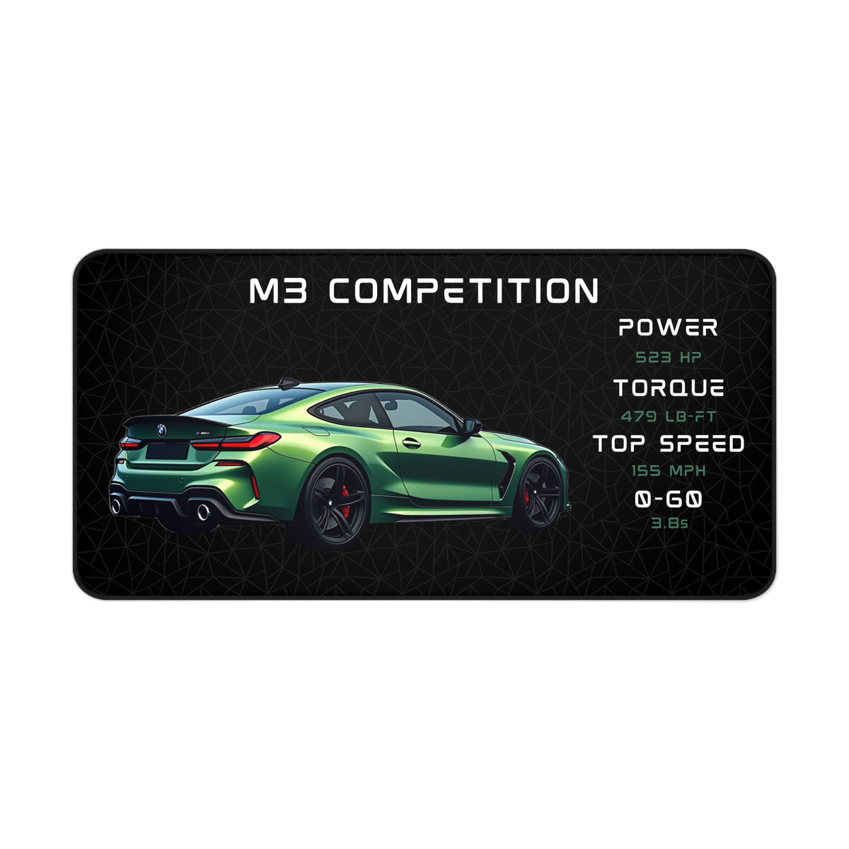 M3 Competition Car Mouse Pad | Gaming Desk Mat | Racing Mouse Pad