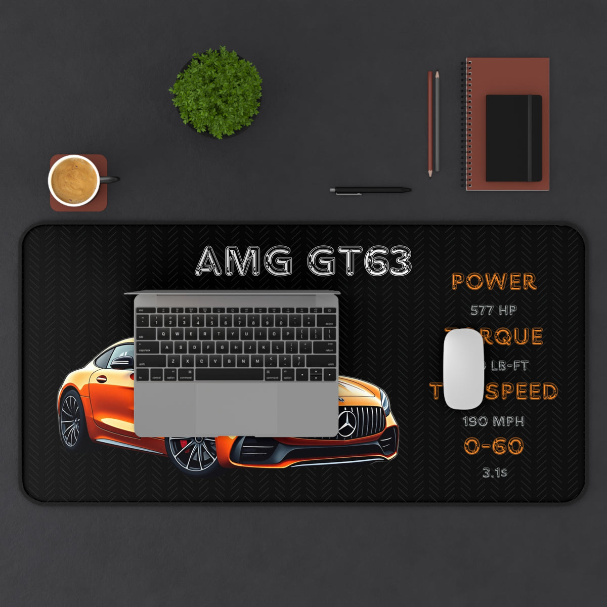AMG GT63 Desk Mat | Gaming Mouse Pad for Car Enthusiasts