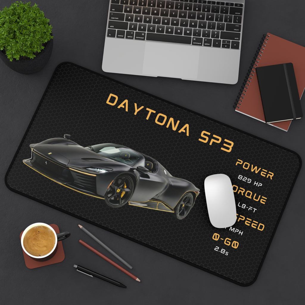 Ferrari Daytona SP3 Desk Mat | Racing Car Mouse Pad, Automotive Desk Mat