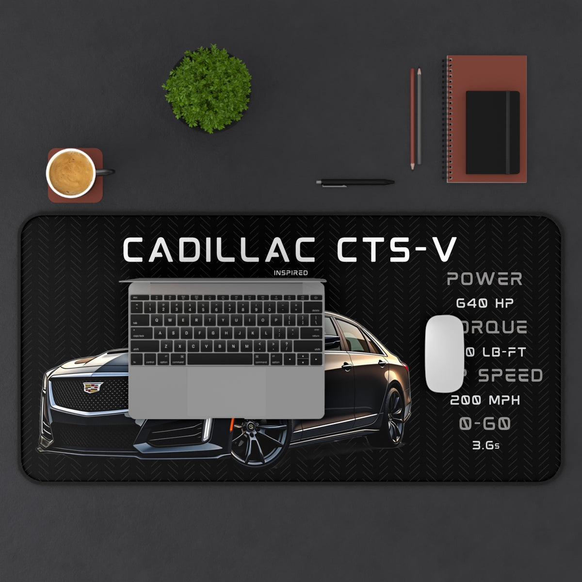 CTS-V Desk Mat | Racing Mouse Pad for Car Enthusiasts | American Muscle